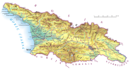 Gruzja mapa z wiki